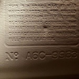 Older white Coach leather purse and Coach wallet